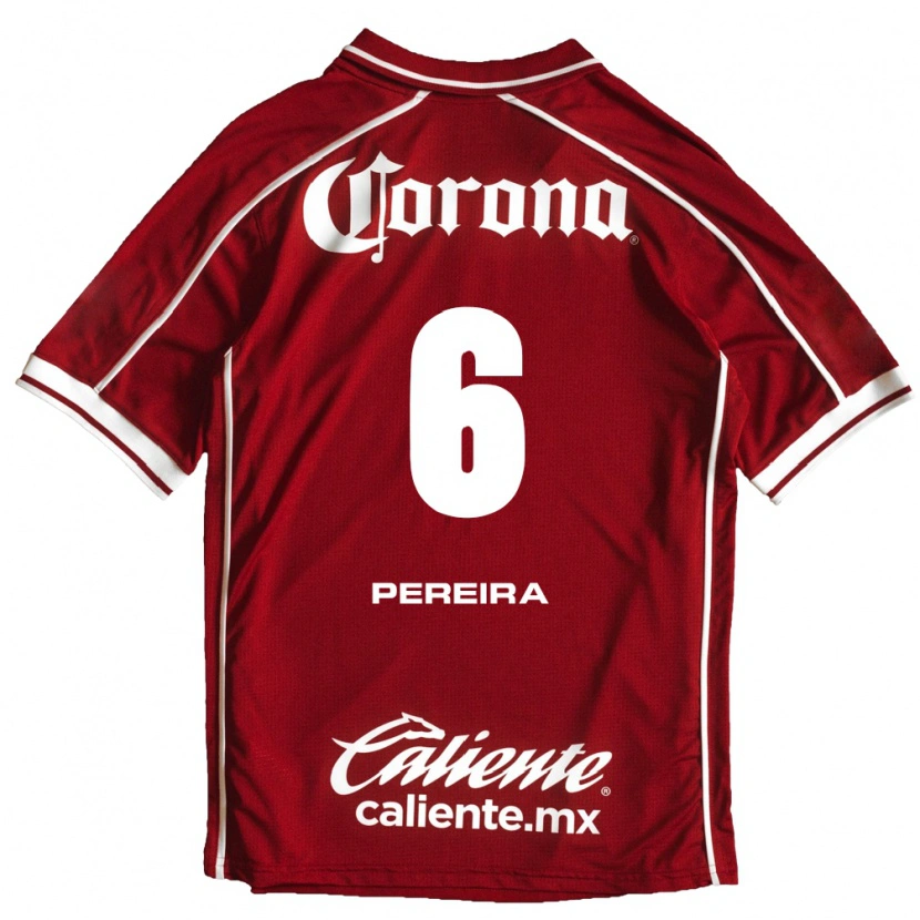 Danxen Kinderen Federico Pereira #6 Wit Rood Thuisshirt Thuistenue 2026/27 T-Shirt