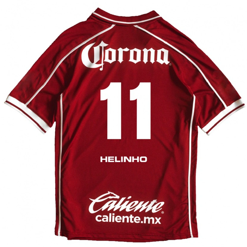 Danxen Kinderen Helinho #11 Wit Rood Thuisshirt Thuistenue 2026/27 T-Shirt