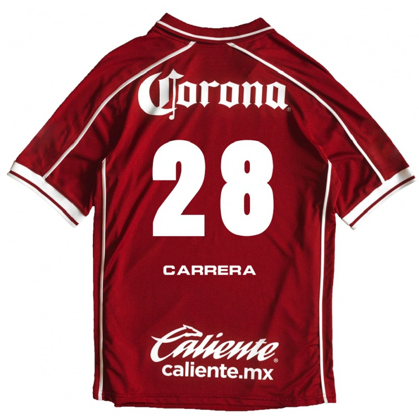 Danxen Kinderen Nico Carrera #28 Wit Rood Thuisshirt Thuistenue 2026/27 T-Shirt