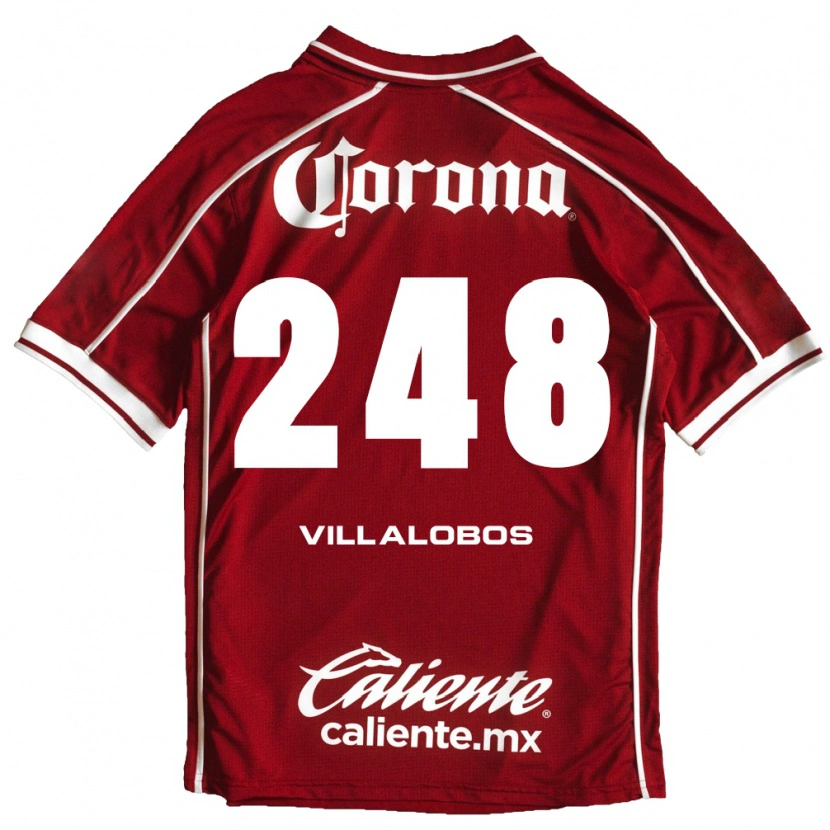 Danxen Kinderen José Villalobos #248 Wit Rood Thuisshirt Thuistenue 2026/27 T-Shirt