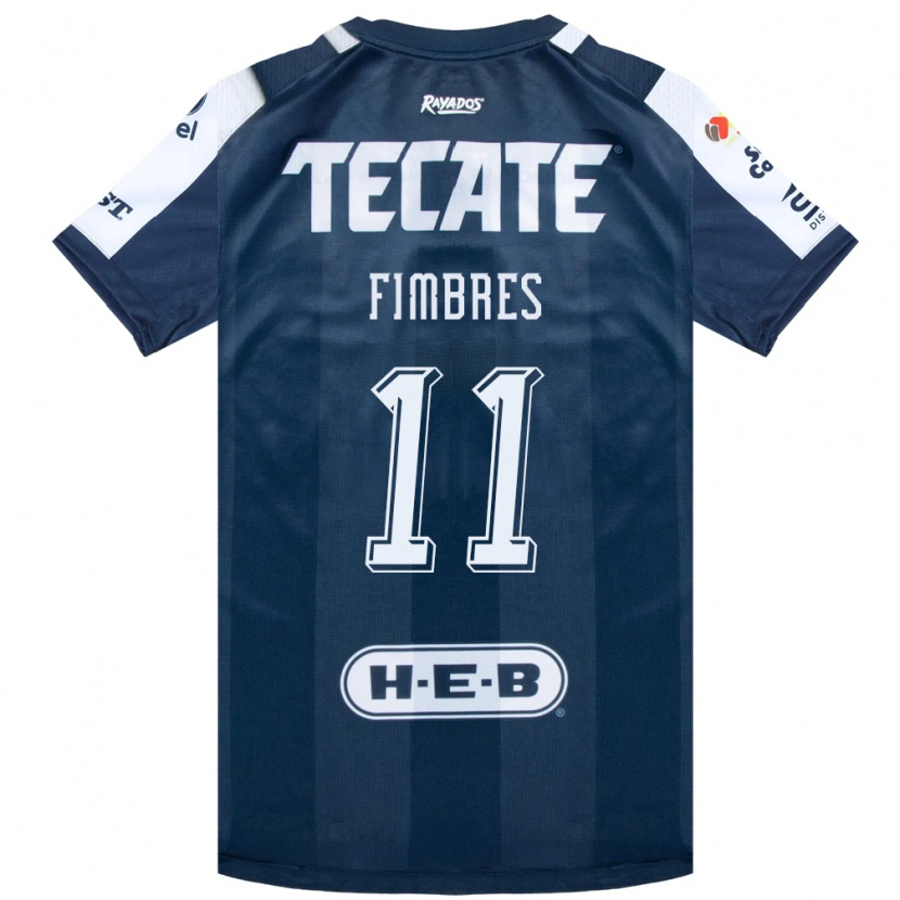 Danxen Kinderen Iker Fimbres #11 Inktblauw Wit Rood Thuisshirt Thuistenue 2026/27 T-Shirt