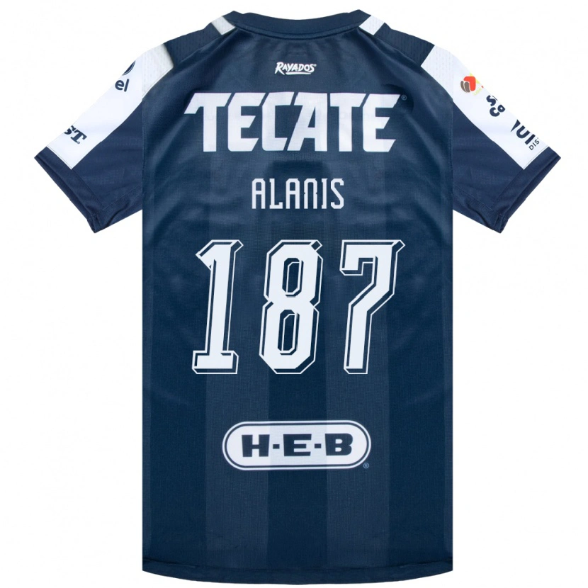 Danxen Kinderen Brian Alanís #187 Inktblauw Wit Rood Thuisshirt Thuistenue 2026/27 T-Shirt