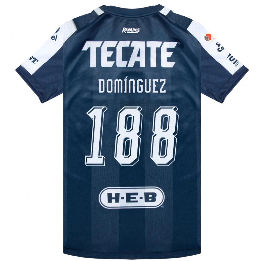 Danxen Kinderen Joel Domínguez #188 Inktblauw Wit Rood Thuisshirt Thuistenue 2026/27 T-Shirt