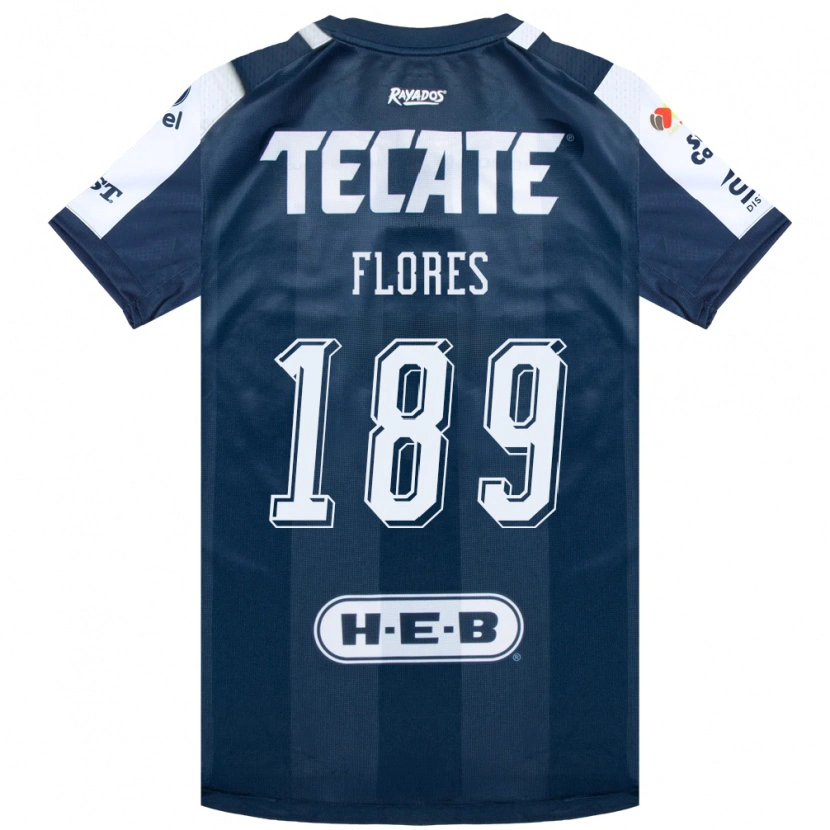 Danxen Kinderen Yael Flores #189 Inktblauw Wit Rood Thuisshirt Thuistenue 2026/27 T-Shirt