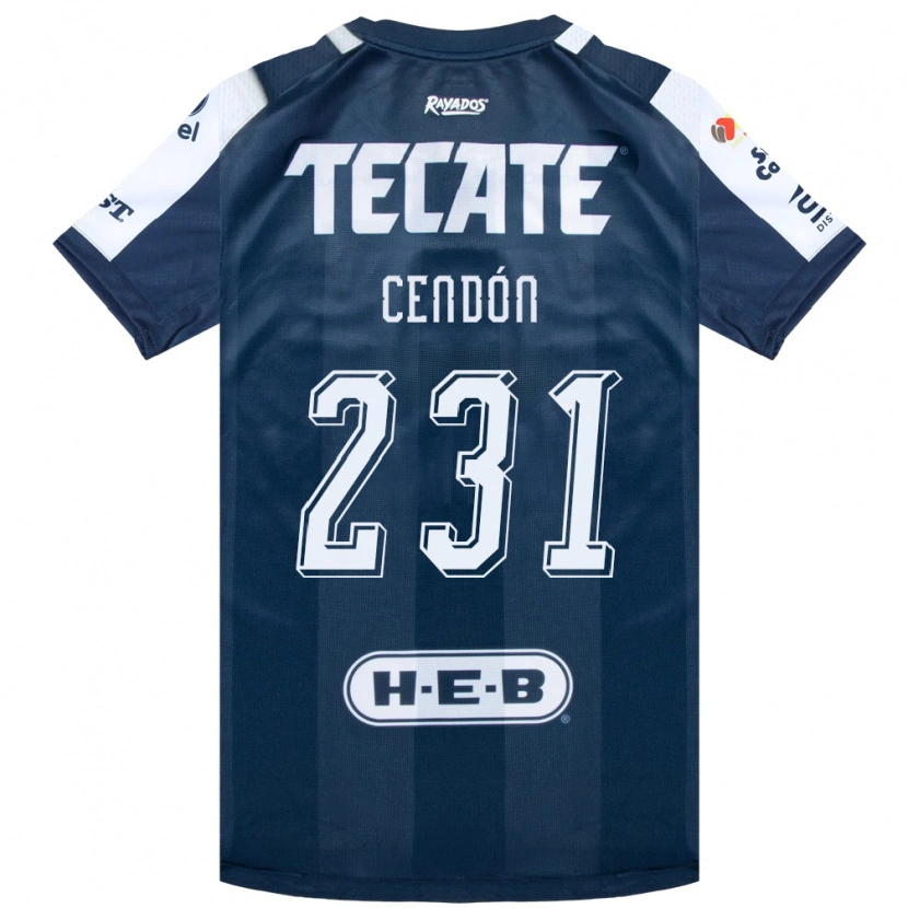 Danxen Kinderen Maximiliano Cendón #231 Inktblauw Wit Rood Thuisshirt Thuistenue 2026/27 T-Shirt