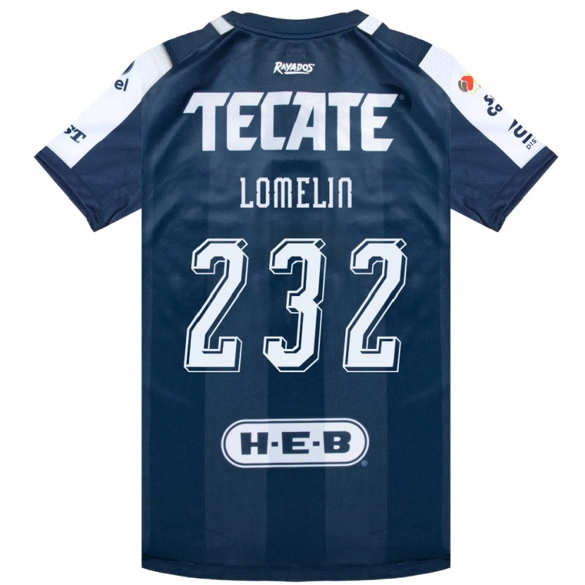 Danxen Kinderen Santiago Lomelin #232 Inktblauw Wit Rood Thuisshirt Thuistenue 2026/27 T-Shirt