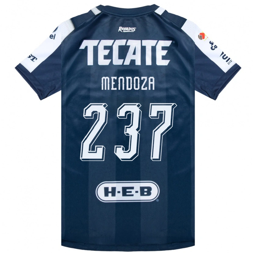 Danxen Kinderen José Mendoza #237 Inktblauw Wit Rood Thuisshirt Thuistenue 2026/27 T-Shirt
