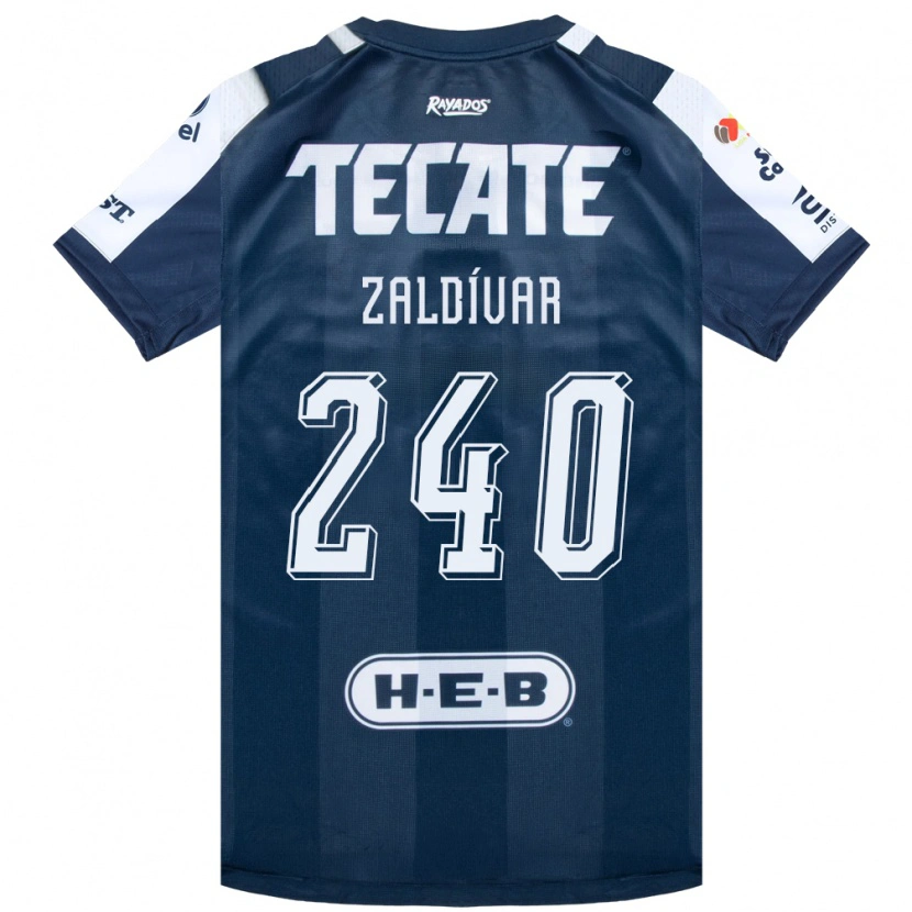 Danxen Kinderen Milton Zaldívar #240 Inktblauw Wit Rood Thuisshirt Thuistenue 2026/27 T-Shirt