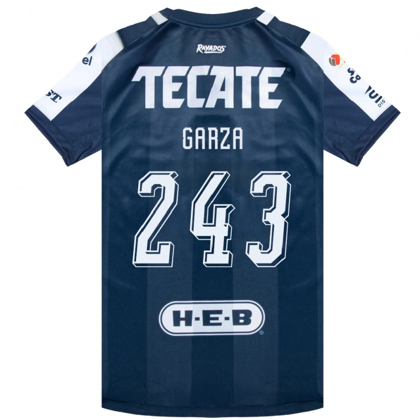 Danxen Kinderen Juan Garza #243 Inktblauw Wit Rood Thuisshirt Thuistenue 2026/27 T-Shirt