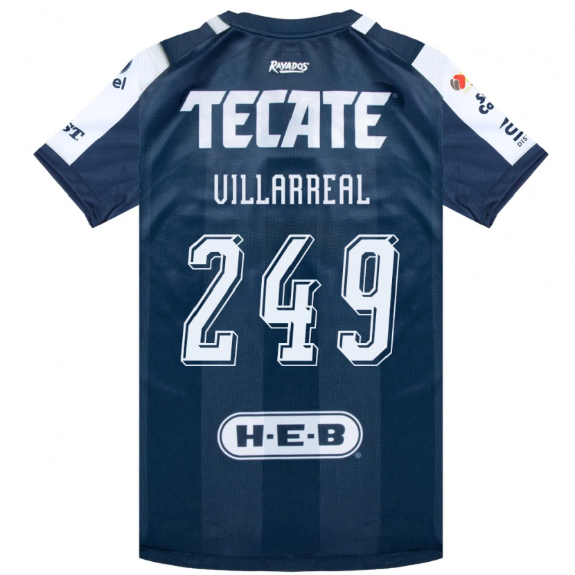 Danxen Kinderen Daniel Villarreal #249 Inktblauw Wit Rood Thuisshirt Thuistenue 2026/27 T-Shirt