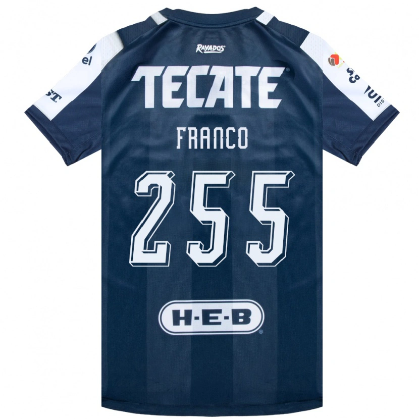 Danxen Kinderen Enrique Franco #255 Inktblauw Wit Rood Thuisshirt Thuistenue 2026/27 T-Shirt