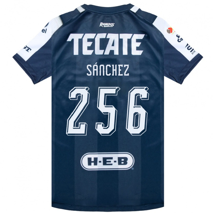 Danxen Kinderen Adán Sánchez #256 Inktblauw Wit Rood Thuisshirt Thuistenue 2026/27 T-Shirt