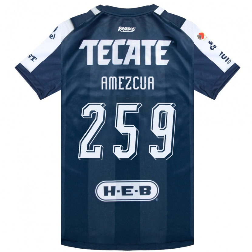 Danxen Kinderen Ángel Amezcua #259 Inktblauw Wit Rood Thuisshirt Thuistenue 2026/27 T-Shirt