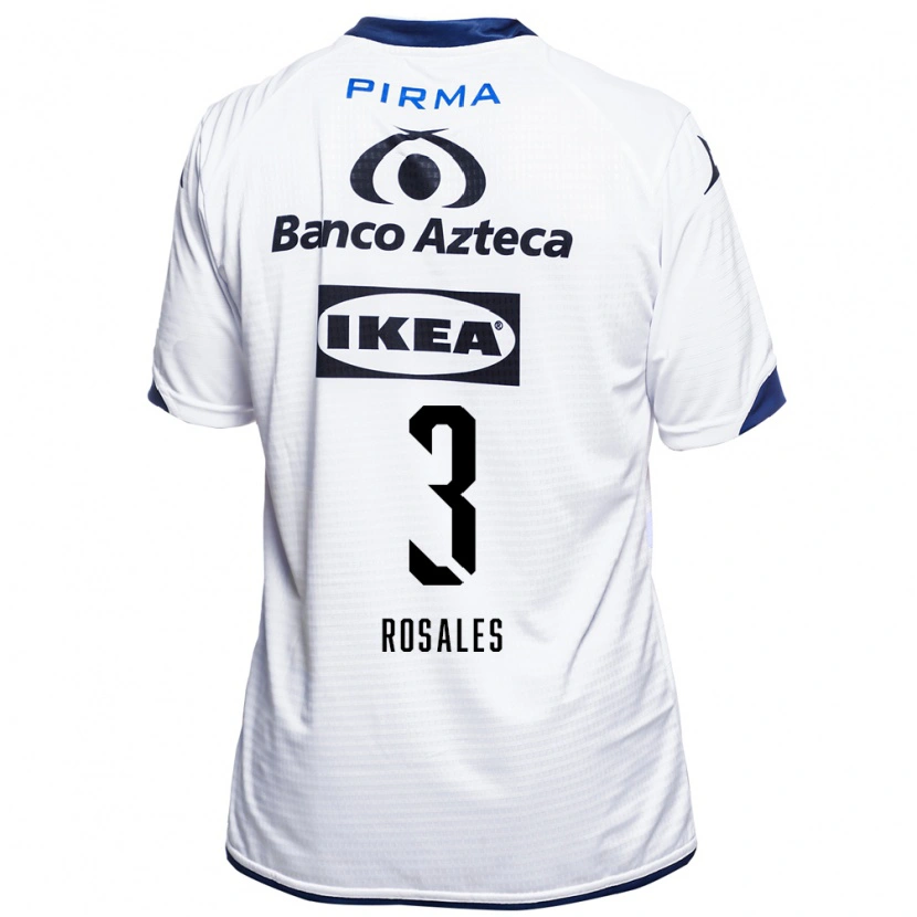 Danxen Kinderen Fátima Rosales #3 Wit Zwart Blauw Thuisshirt Thuistenue 2026/27 T-Shirt