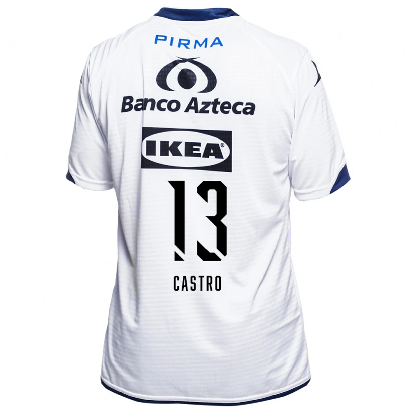 Danxen Kinderen Mariam Castro #13 Wit Zwart Blauw Thuisshirt Thuistenue 2026/27 T-Shirt