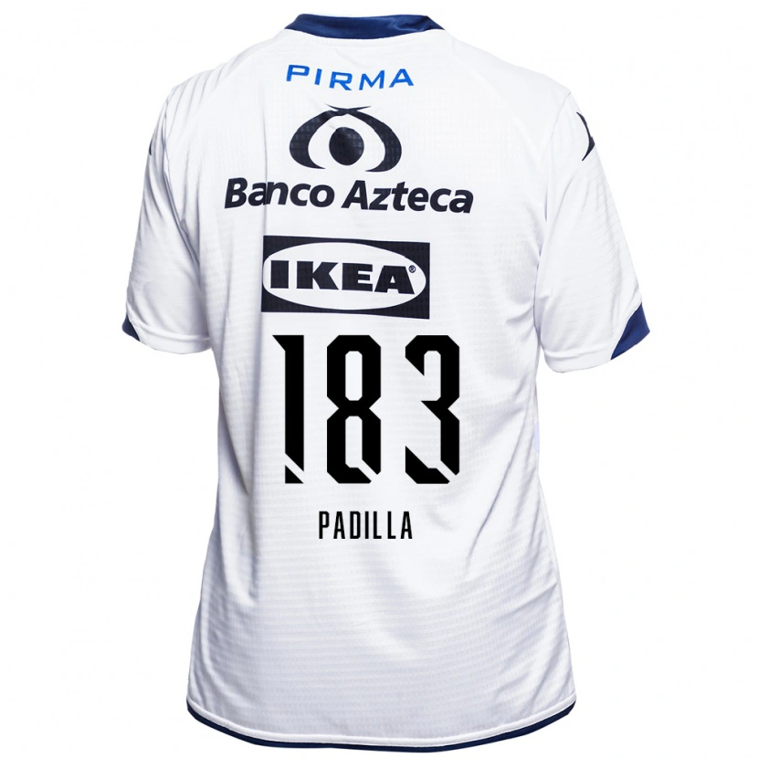 Danxen Kinderen Donovan Padilla #183 Wit Zwart Blauw Thuisshirt Thuistenue 2026/27 T-Shirt
