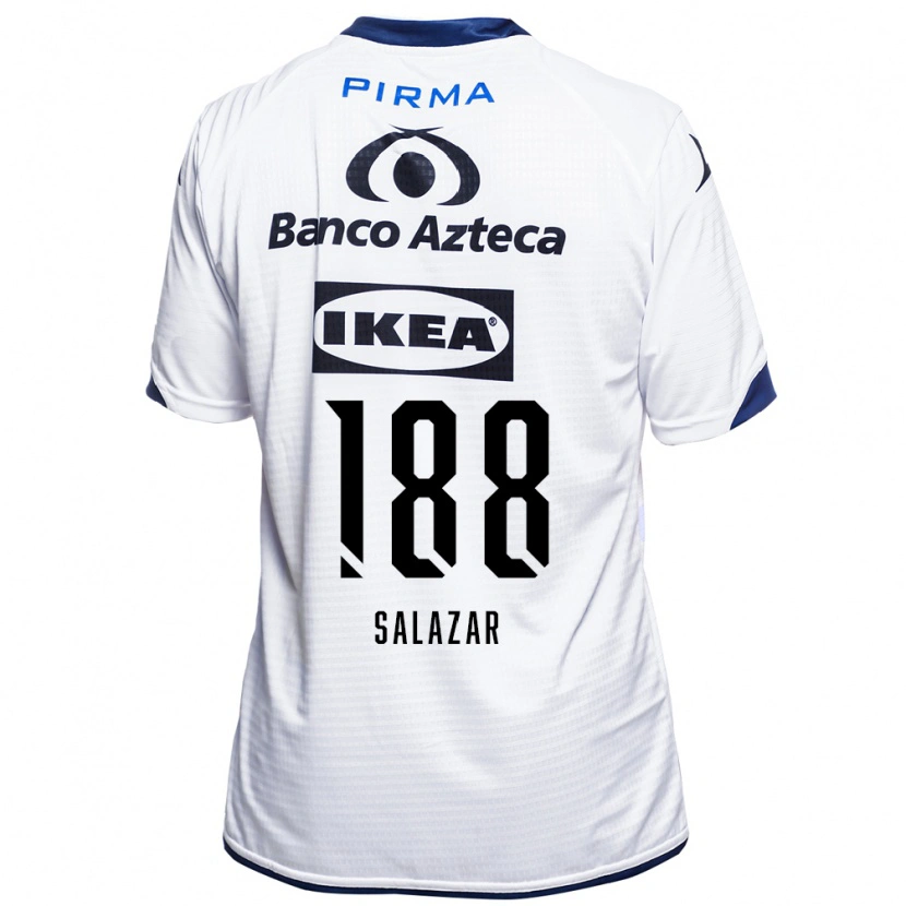 Danxen Kinderen Ronaldo Salazar #188 Wit Zwart Blauw Thuisshirt Thuistenue 2026/27 T-Shirt