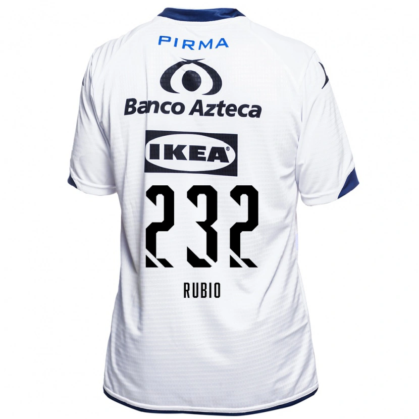 Danxen Kinderen Gregorio Rubio #232 Wit Zwart Blauw Thuisshirt Thuistenue 2026/27 T-Shirt