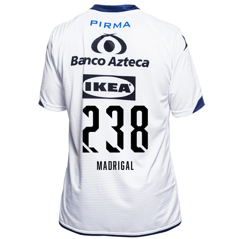 Danxen Kinderen David Madrigal #238 Wit Zwart Blauw Thuisshirt Thuistenue 2026/27 T-Shirt