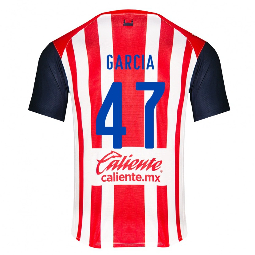 Danxen Kinderen Gael García #47 Rood Zwart Wit Thuisshirt Thuistenue 2026/27 T-Shirt