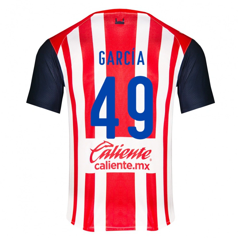 Danxen Kinderen Gilberto García #49 Rood Zwart Wit Thuisshirt Thuistenue 2026/27 T-Shirt