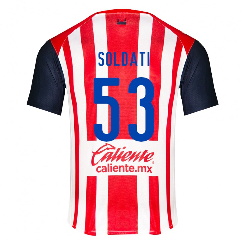 Danxen Kinderen Carlo Soldati #53 Rood Zwart Wit Thuisshirt Thuistenue 2026/27 T-Shirt