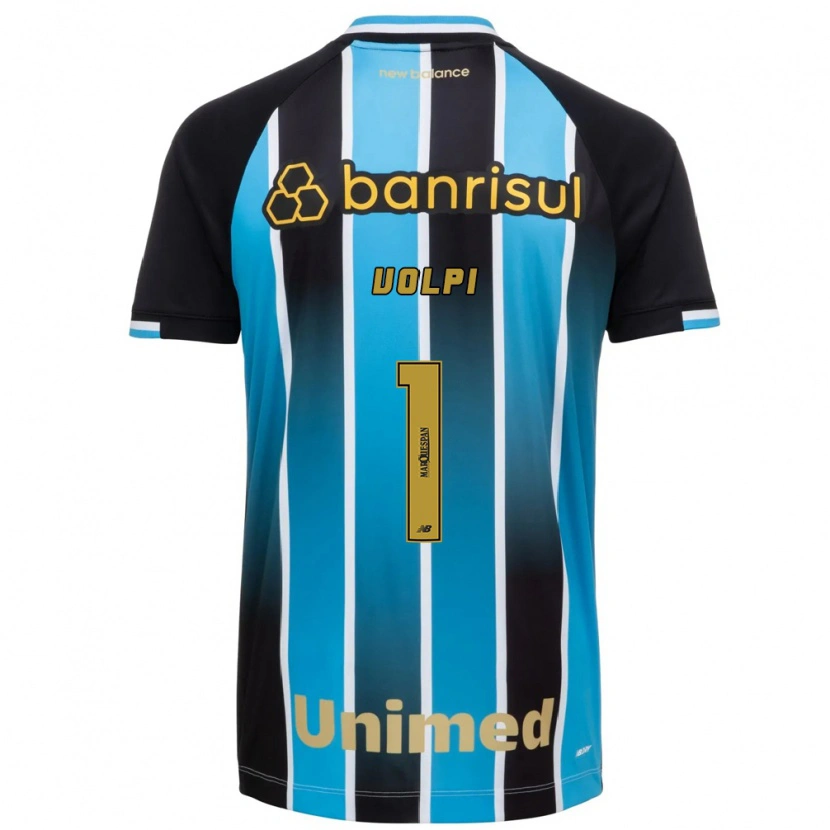 Danxen Kinderen Tiago Volpi #1 Blauw Bruin Zwart Thuisshirt Thuistenue 2026/27 T-Shirt