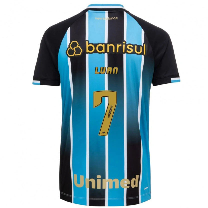 Danxen Kinderen Luan #7 Blauw Bruin Zwart Thuisshirt Thuistenue 2026/27 T-Shirt