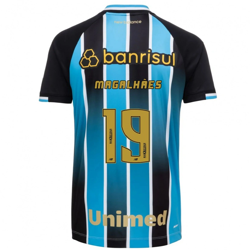 Danxen Kinderen Fellipe Magalhães #19 Blauw Bruin Zwart Thuisshirt Thuistenue 2026/27 T-Shirt