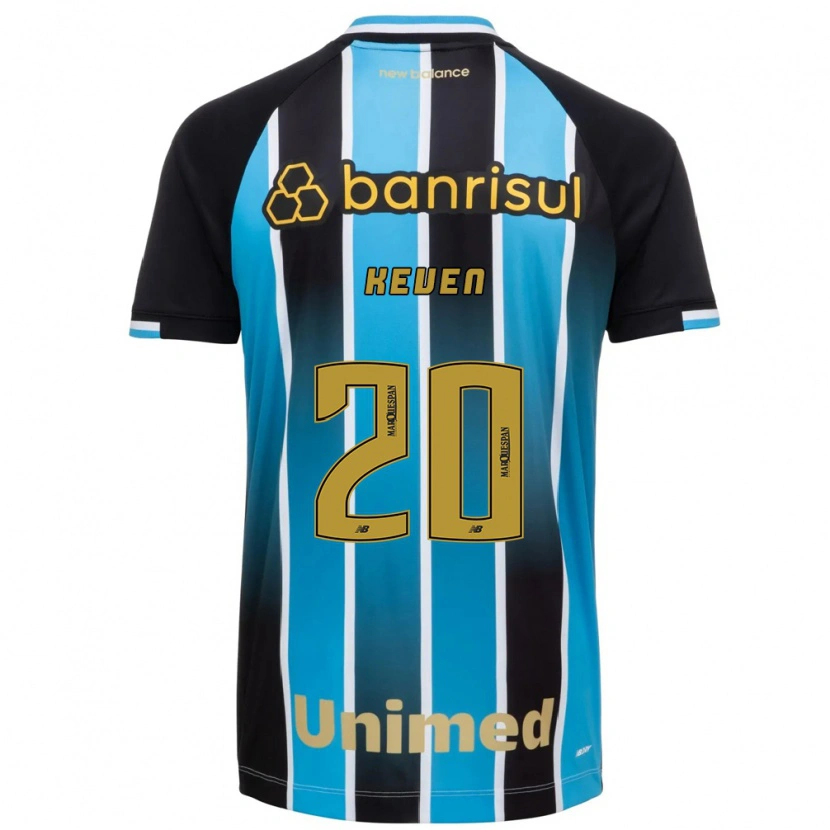 Danxen Kinderen Gabriel Keven #20 Blauw Bruin Zwart Thuisshirt Thuistenue 2026/27 T-Shirt