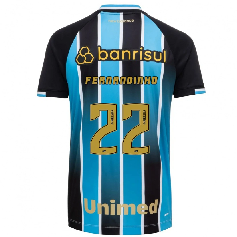 Danxen Kinderen Fernandinho #22 Blauw Bruin Zwart Thuisshirt Thuistenue 2026/27 T-Shirt