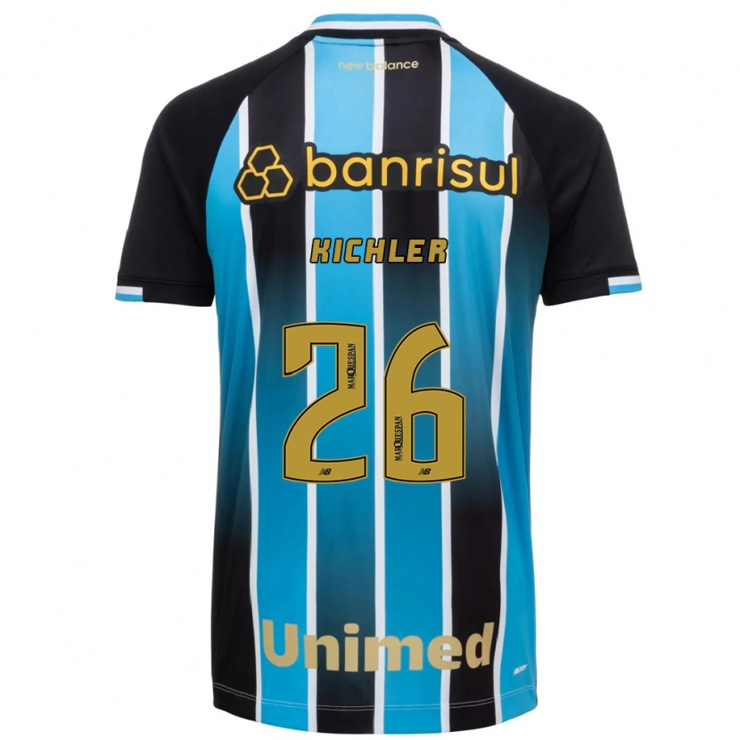 Danxen Kinderen Paola Kichler #26 Blauw Bruin Zwart Thuisshirt Thuistenue 2026/27 T-Shirt