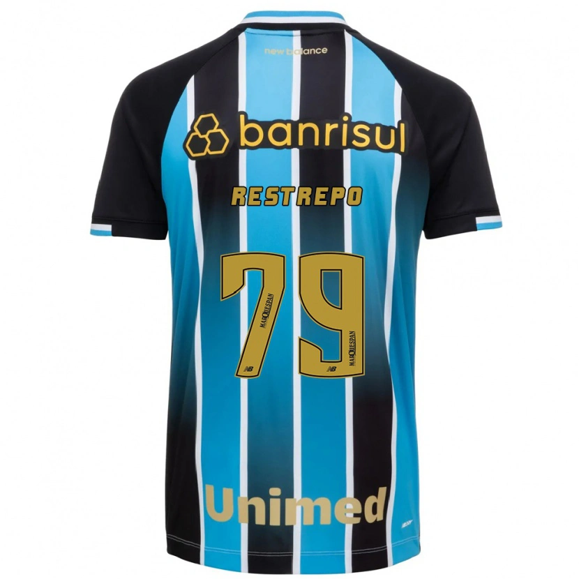 Danxen Kinderen Kelly Restrepo #79 Blauw Bruin Zwart Thuisshirt Thuistenue 2026/27 T-Shirt