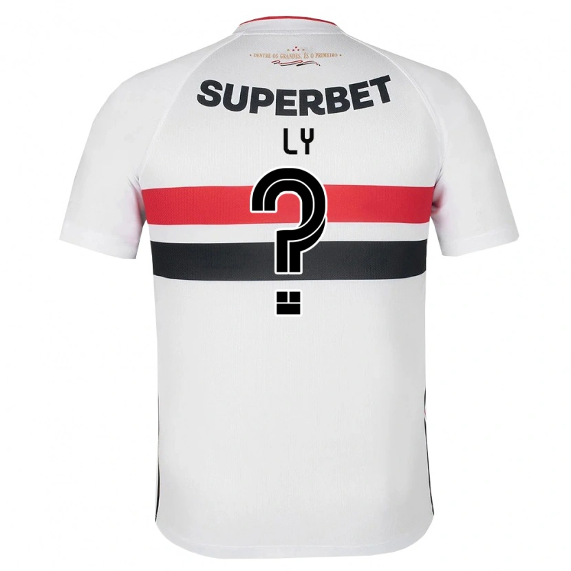 Danxen Kinderen Iba Ly #0 Wit Rood Zwart Thuisshirt Thuistenue 2026/27 T-Shirt