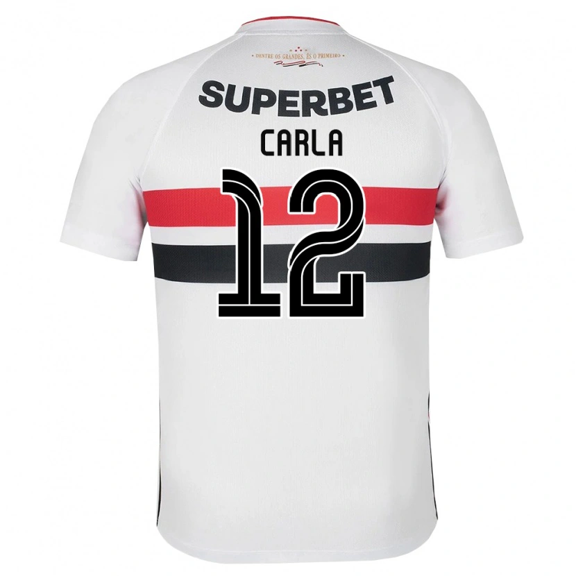 Danxen Kinderen Carla Maria Da Silva #12 Wit Rood Zwart Thuisshirt Thuistenue 2026/27 T-Shirt
