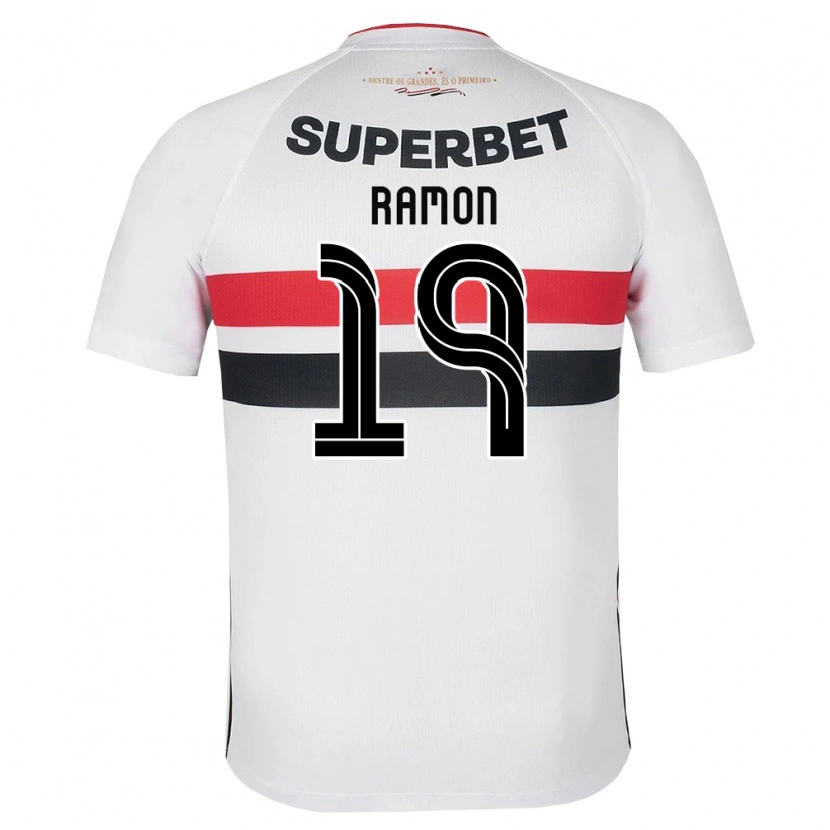 Danxen Kinderen Lucas Ramon #19 Wit Rood Zwart Thuisshirt Thuistenue 2026/27 T-Shirt