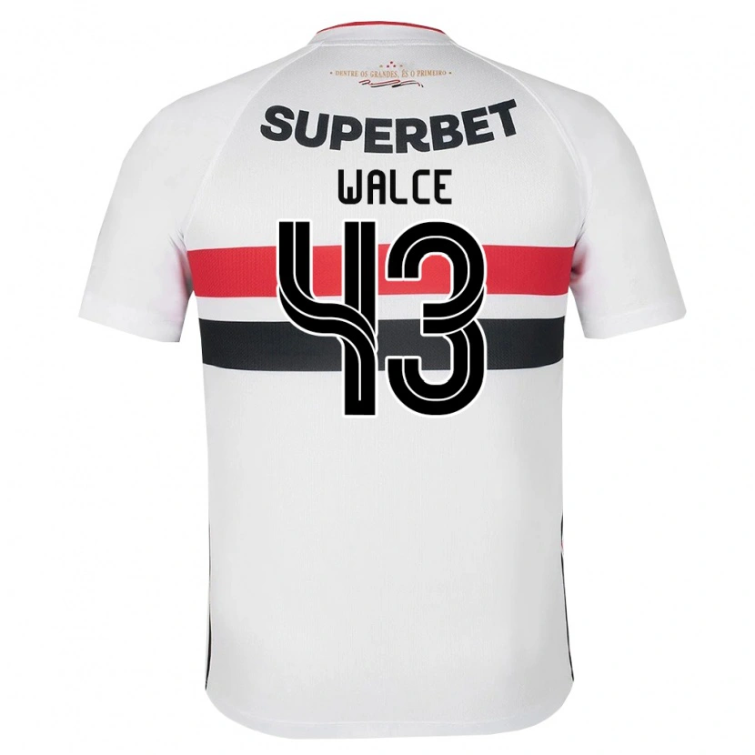 Danxen Kinderen Walce #43 Wit Rood Zwart Thuisshirt Thuistenue 2026/27 T-Shirt