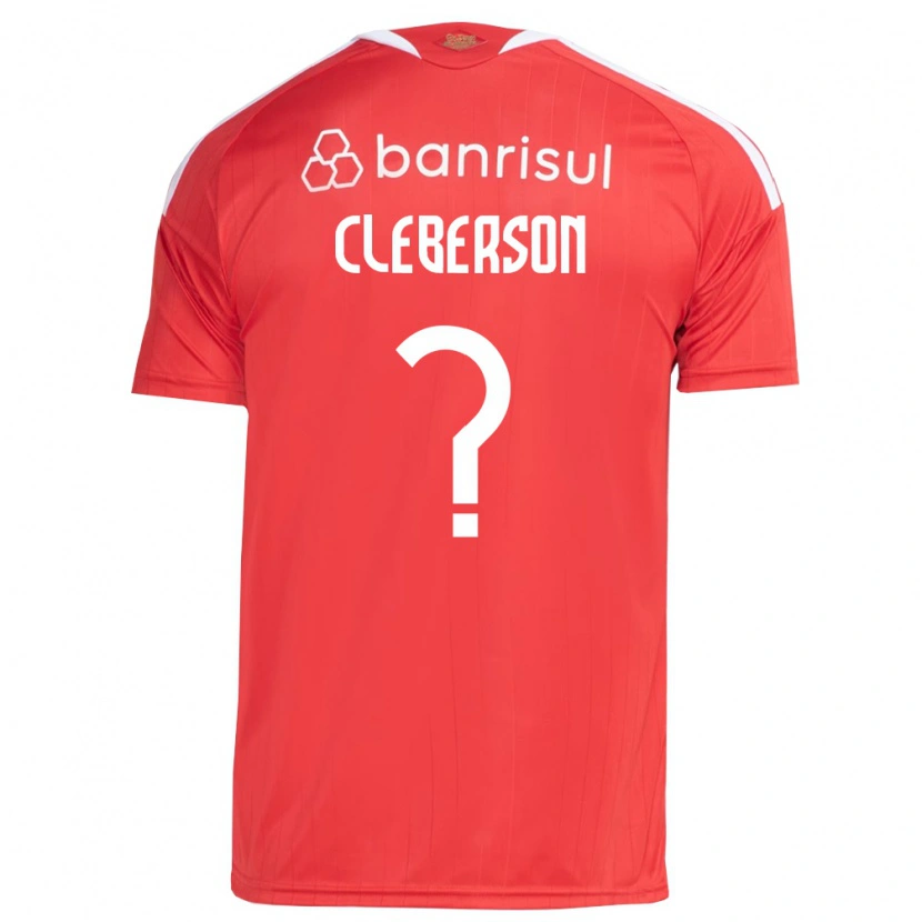 Danxen Kinderen Cleberson #0 Rood Wit Thuisshirt Thuistenue 2026/27 T-Shirt
