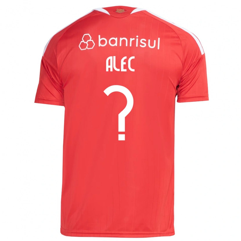 Danxen Kinderen Alec #0 Rood Wit Thuisshirt Thuistenue 2026/27 T-Shirt