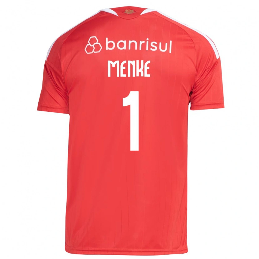 Danxen Kinderen Henrique Menke #1 Rood Wit Thuisshirt Thuistenue 2026/27 T-Shirt
