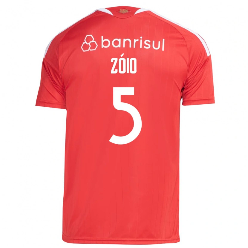 Danxen Kinderen Zóio #5 Rood Wit Thuisshirt Thuistenue 2026/27 T-Shirt