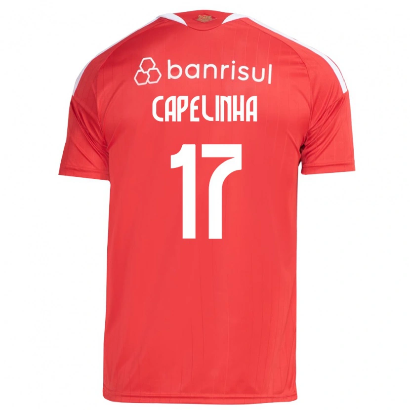 Danxen Kinderen Capelinha #17 Rood Wit Thuisshirt Thuistenue 2026/27 T-Shirt