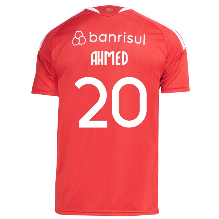 Danxen Kinderen Diego Ahmed #20 Rood Wit Thuisshirt Thuistenue 2026/27 T-Shirt