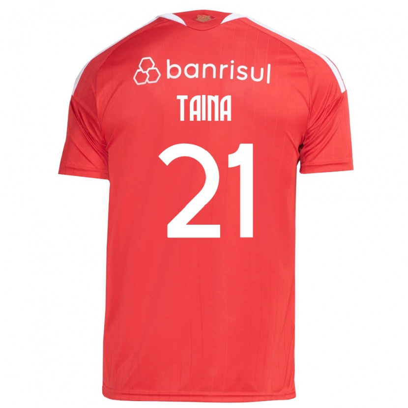 Danxen Kinderen Taina #21 Rood Wit Thuisshirt Thuistenue 2026/27 T-Shirt