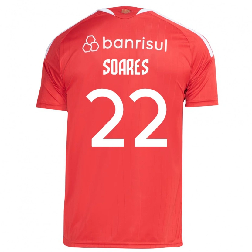 Danxen Kinderen Guilherme Soares #22 Rood Wit Thuisshirt Thuistenue 2026/27 T-Shirt