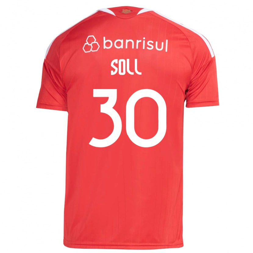 Danxen Kinderen Soll #30 Rood Wit Thuisshirt Thuistenue 2026/27 T-Shirt