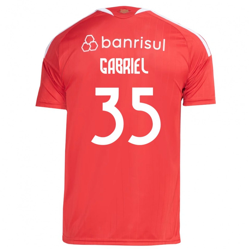 Danxen Kinderen Ze Gabriel #35 Rood Wit Thuisshirt Thuistenue 2026/27 T-Shirt