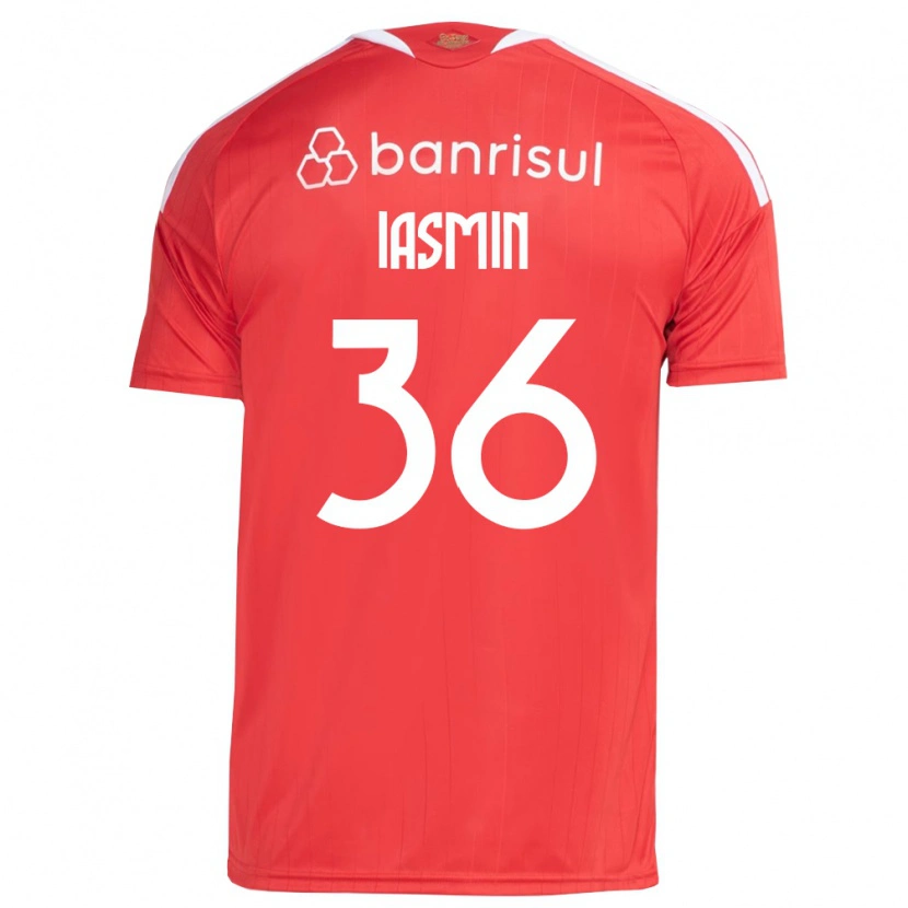 Danxen Kinderen Iasmin #36 Rood Wit Thuisshirt Thuistenue 2026/27 T-Shirt