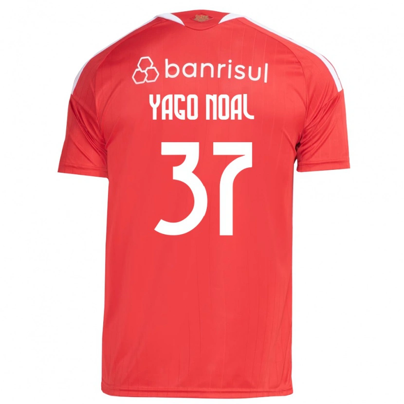 Danxen Kinderen Yago Noal #37 Rood Wit Thuisshirt Thuistenue 2026/27 T-Shirt