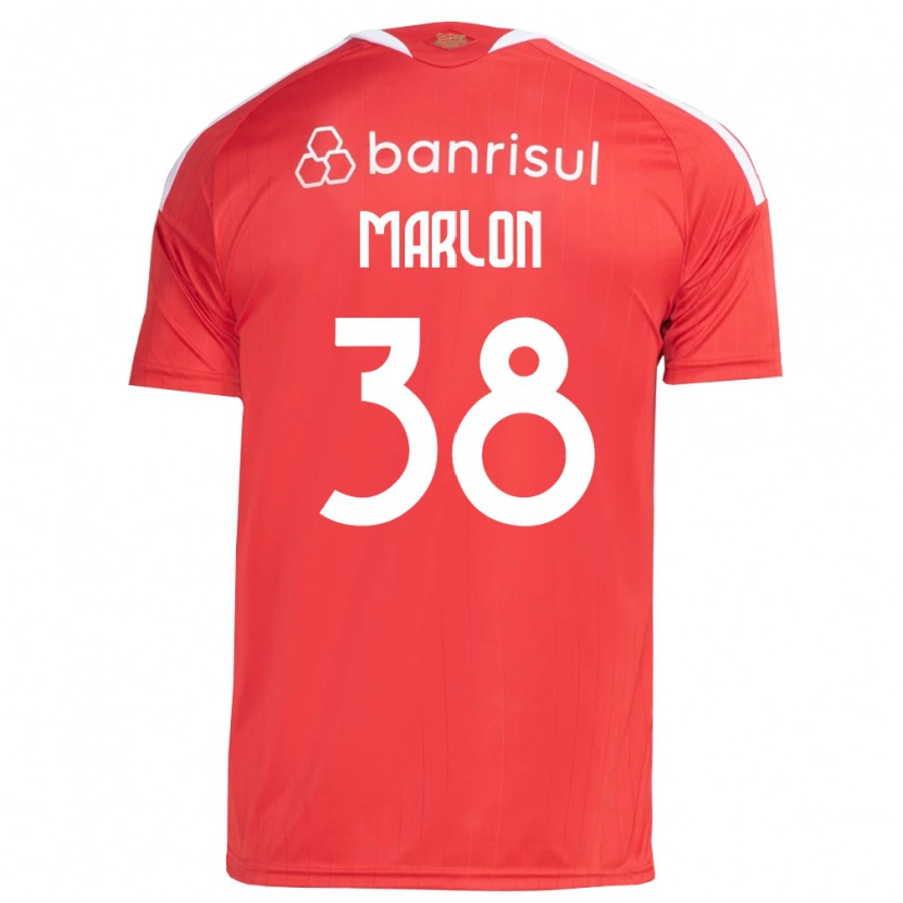 Danxen Kinderen Marlon #38 Rood Wit Thuisshirt Thuistenue 2026/27 T-Shirt